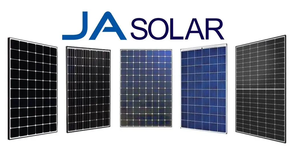 Tấm pin JA Solar sử dụng trong các công trình điện mặt trời của CoCo Solar
